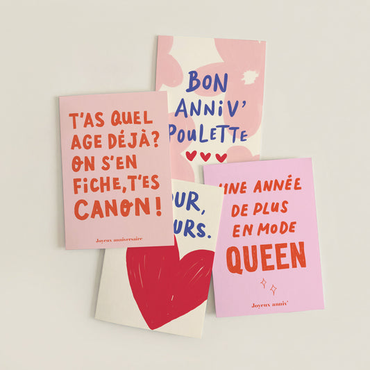 Sélection de Cartes de Vœux Best Sellers (12 ou 20 cartes)