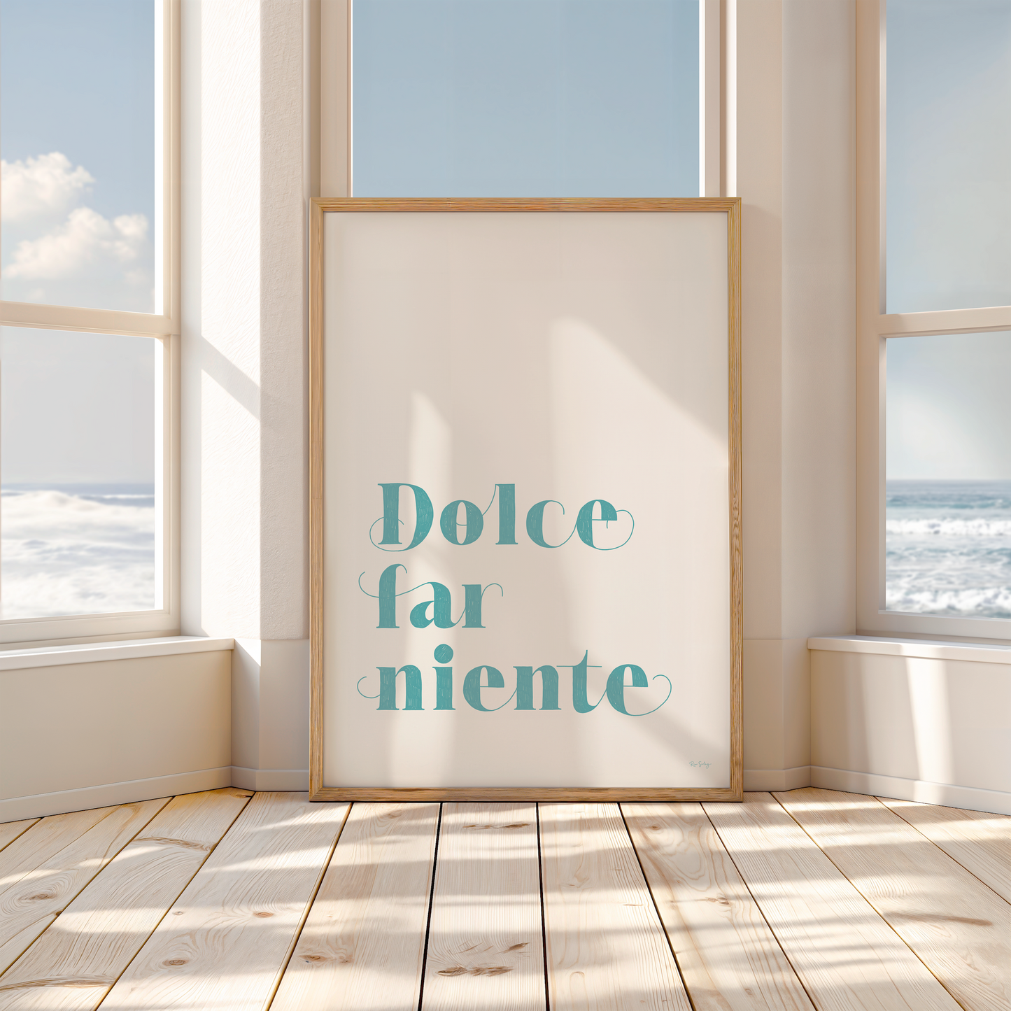 Dolce far niente – Lettrage Impression artistique