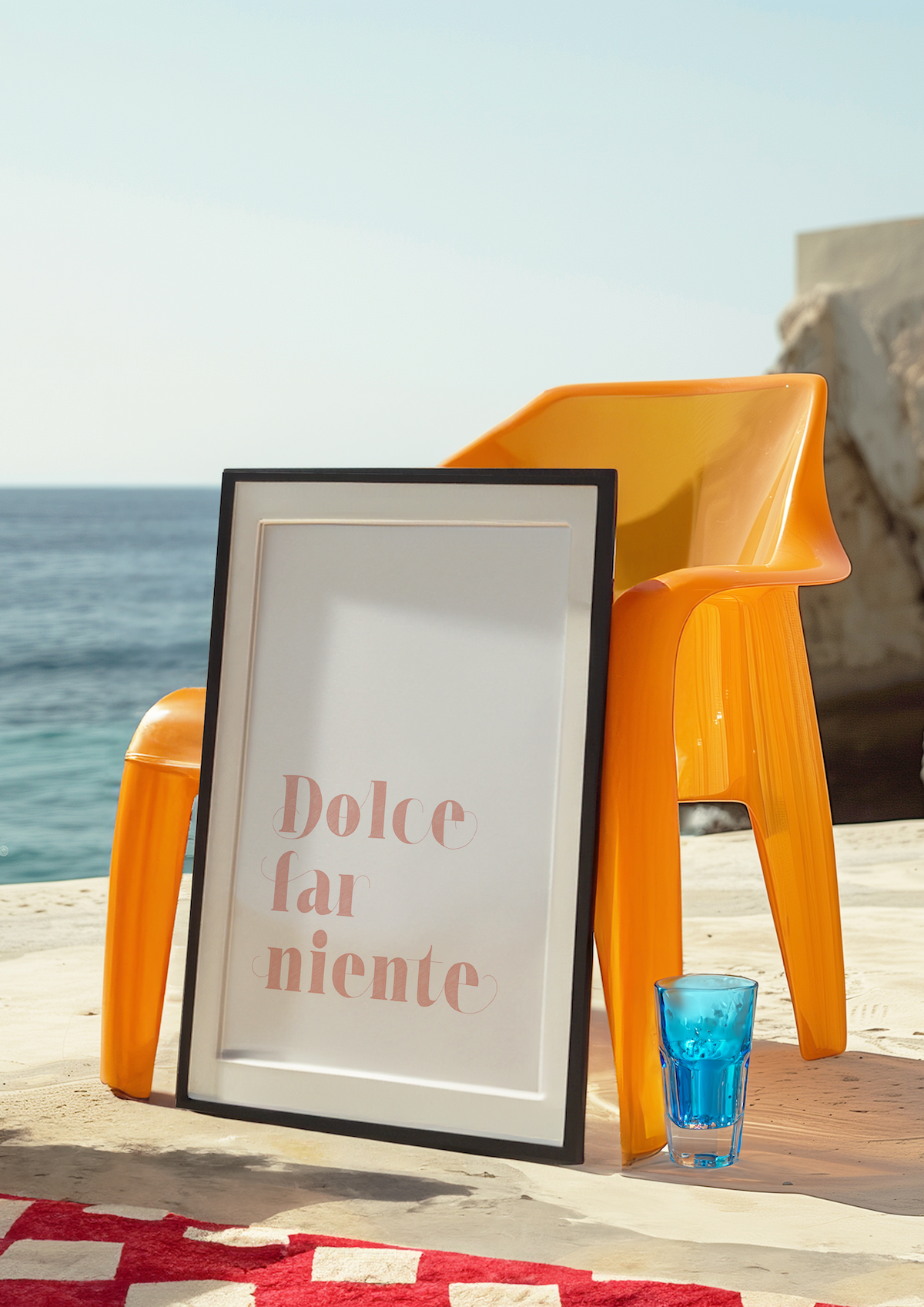 Dolce Far Niente Art Print (Peach)