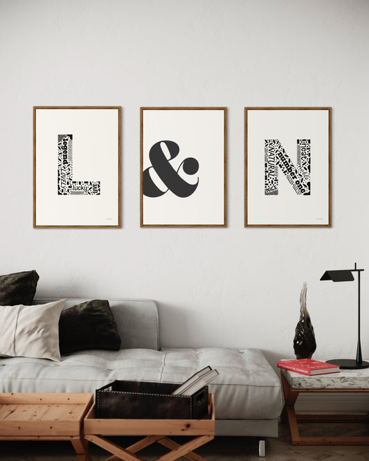 & Symbol Art Print – Typography Poster