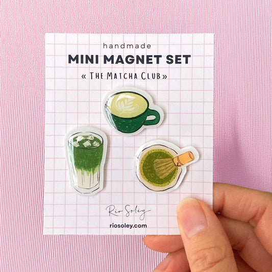 Handmade Mini Magnet Set – The Matcha Club