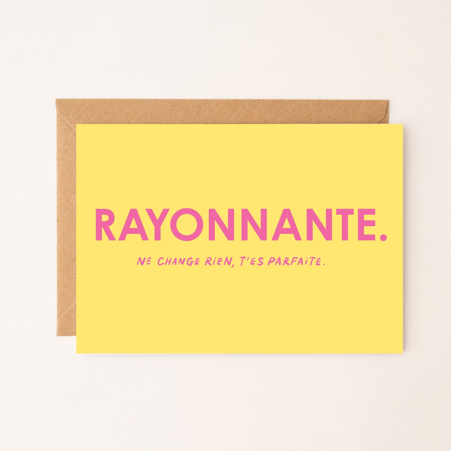 Rayonnante - Carte Postale Colorée