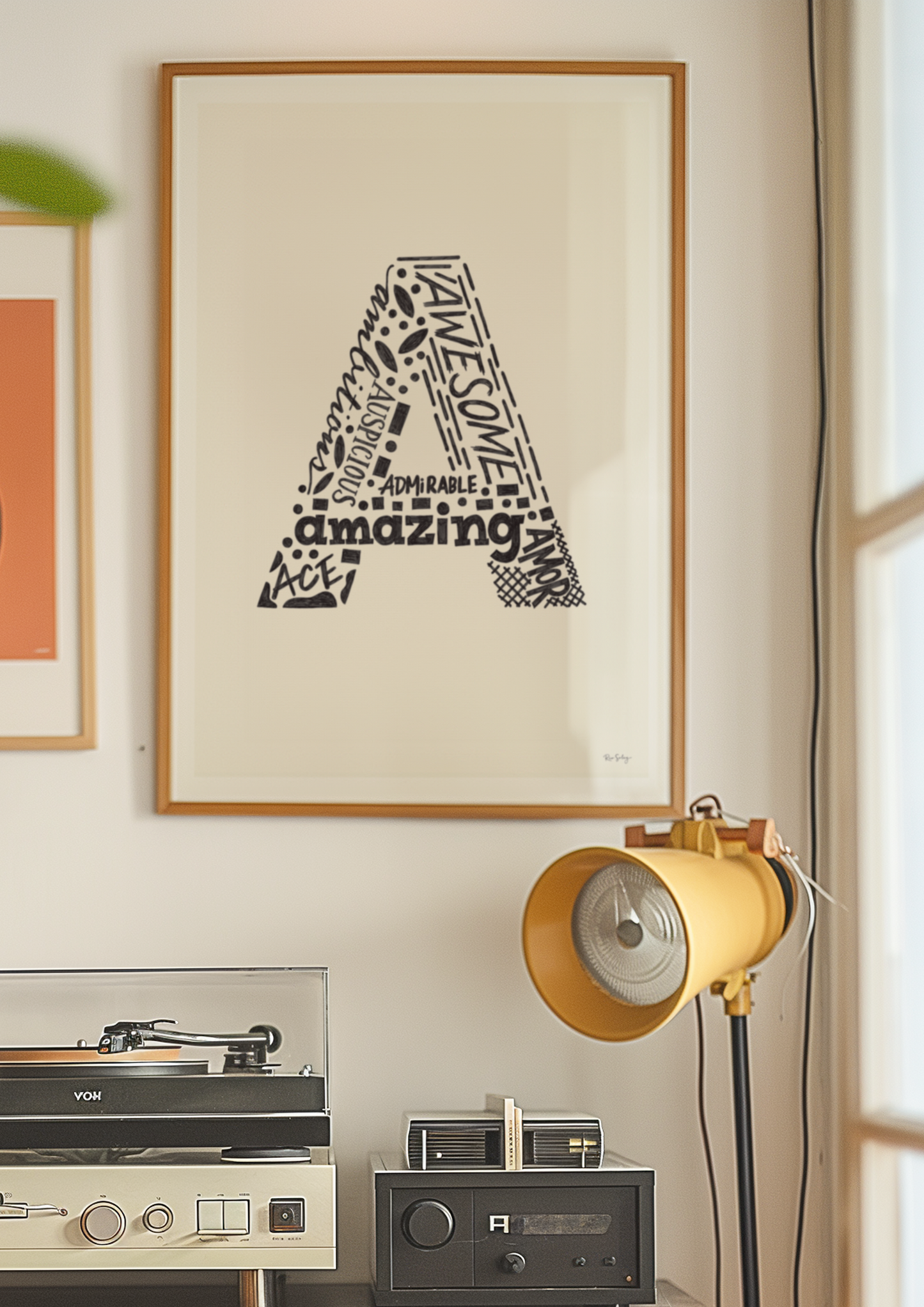 Letter "A" Art Print