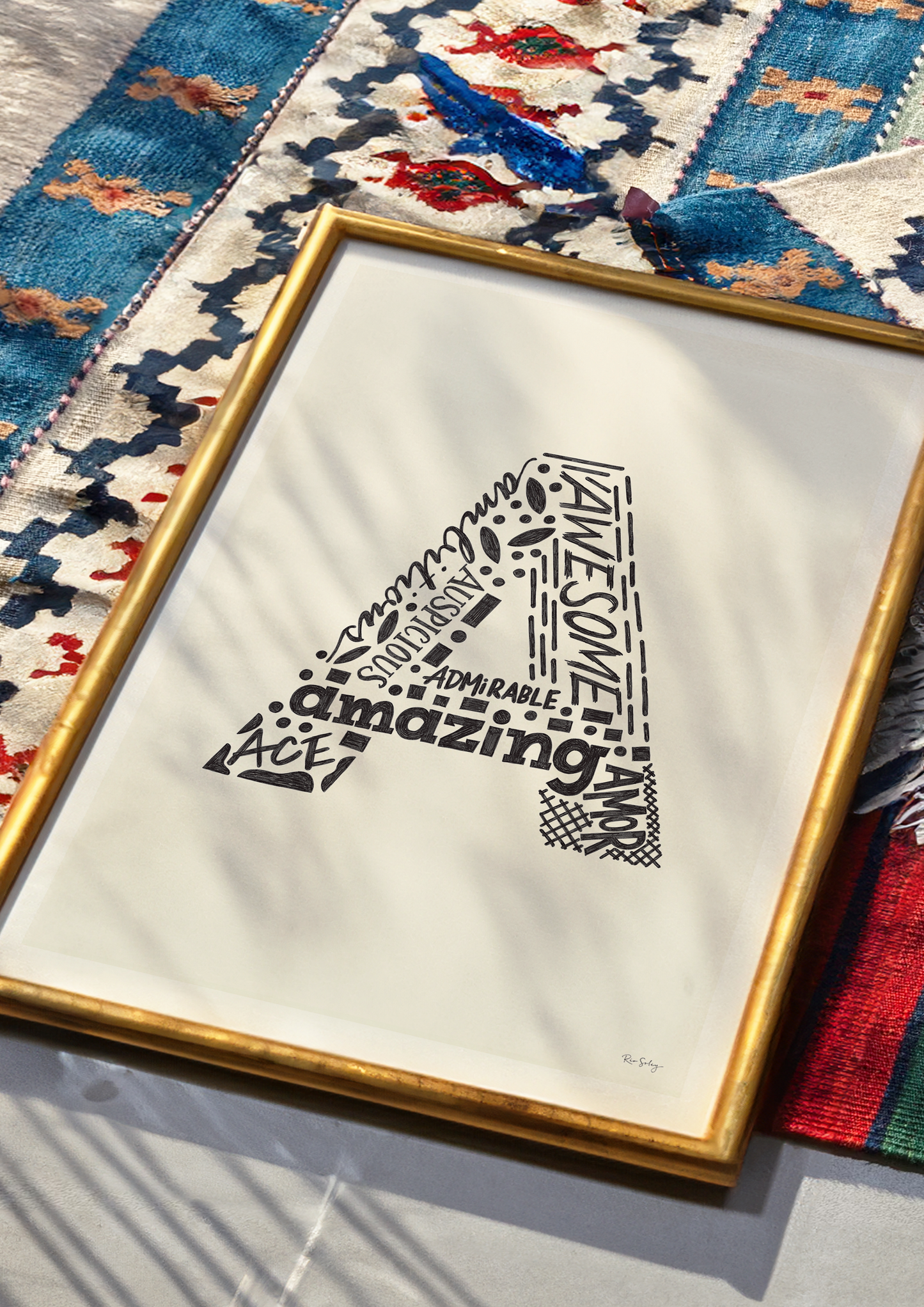 Letter "A" Art Print