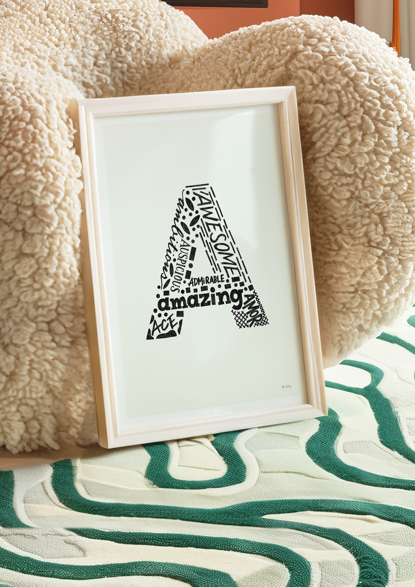 Letter "A" Art Print