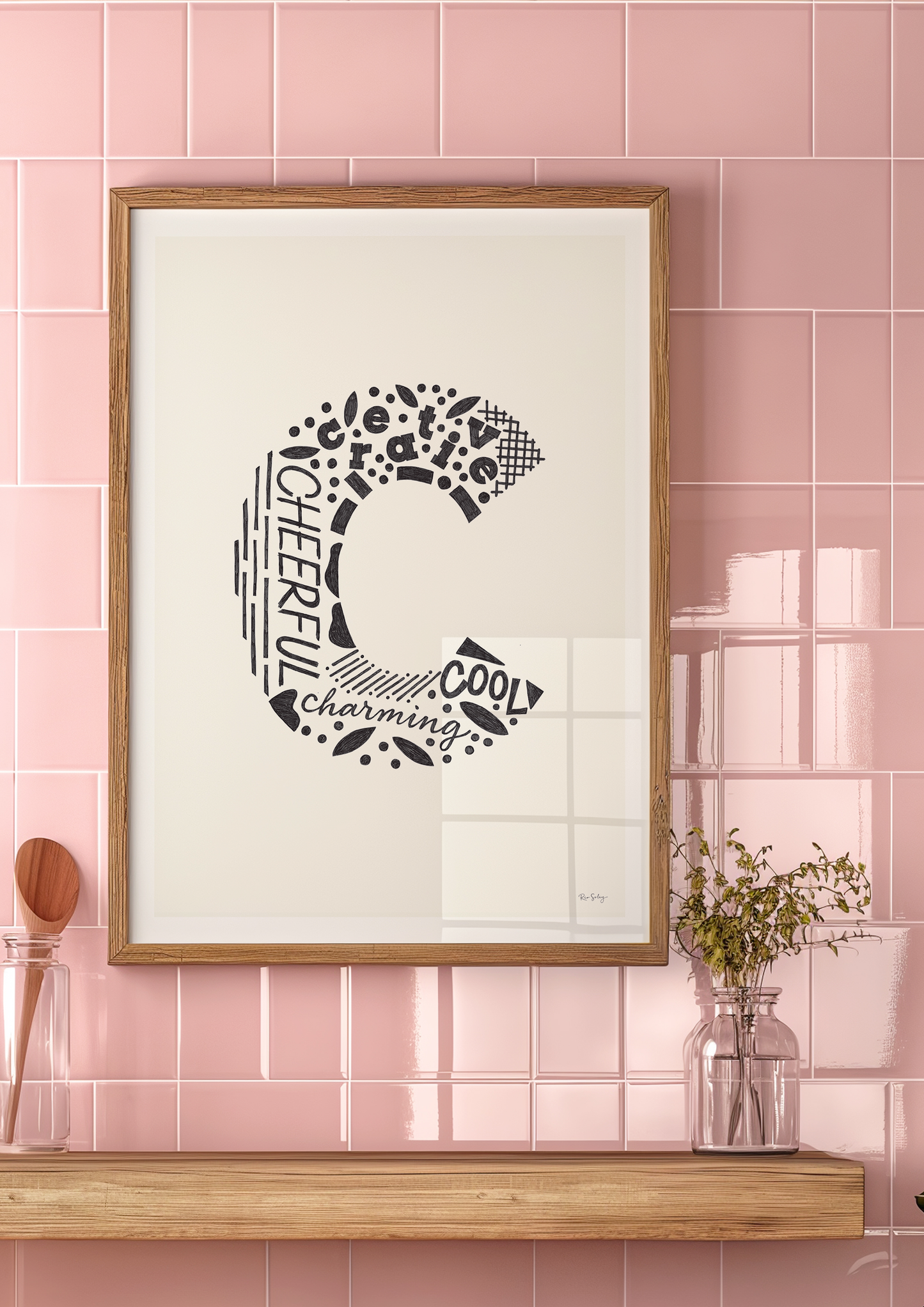 Letter "C" Art Print