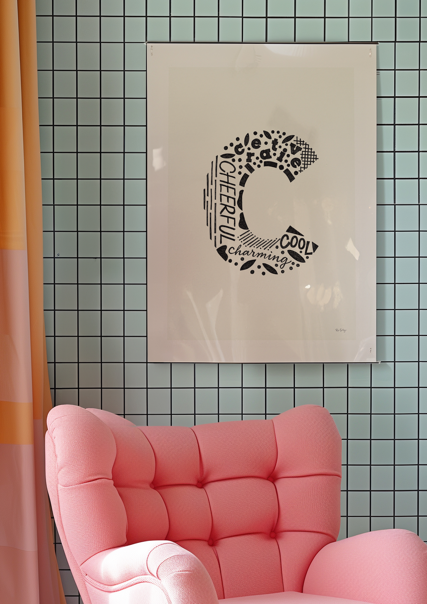 Letter "C" Art Print