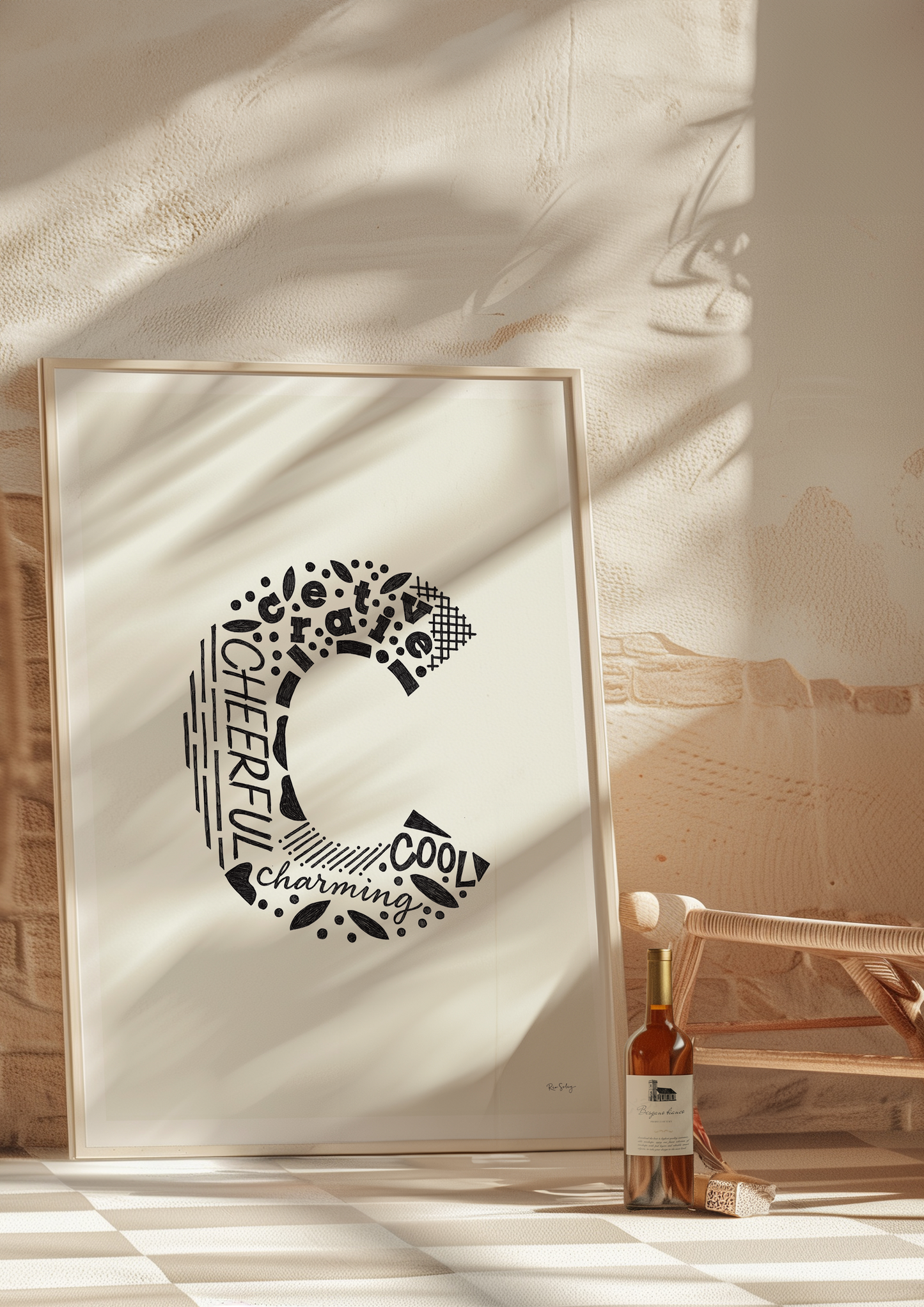 Letter "C" Art Print