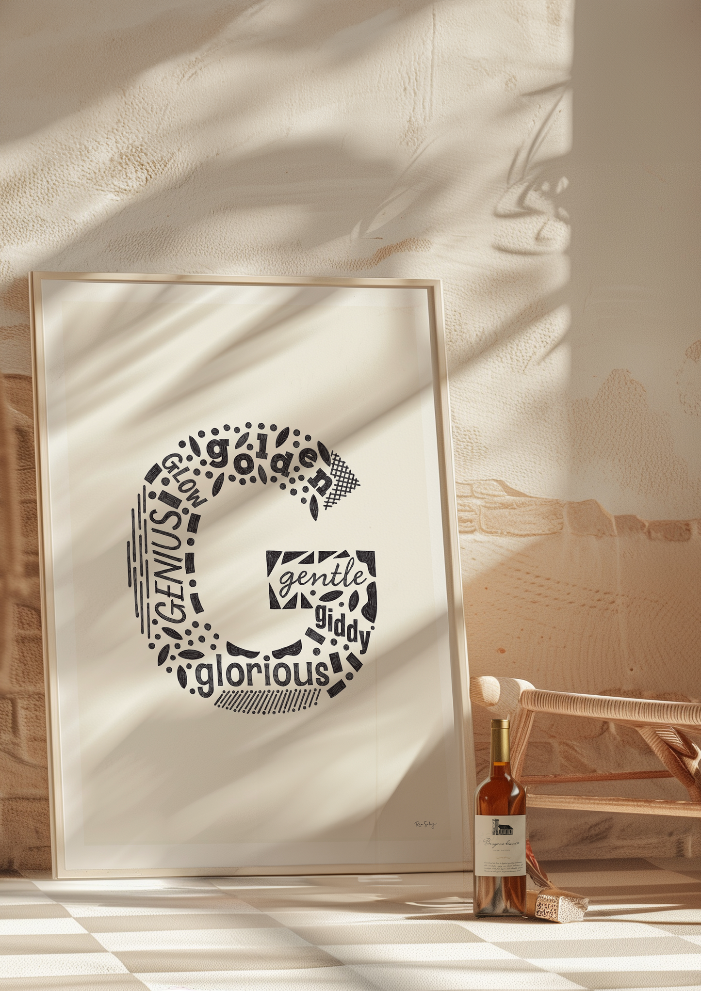 Letter "G" Art Print