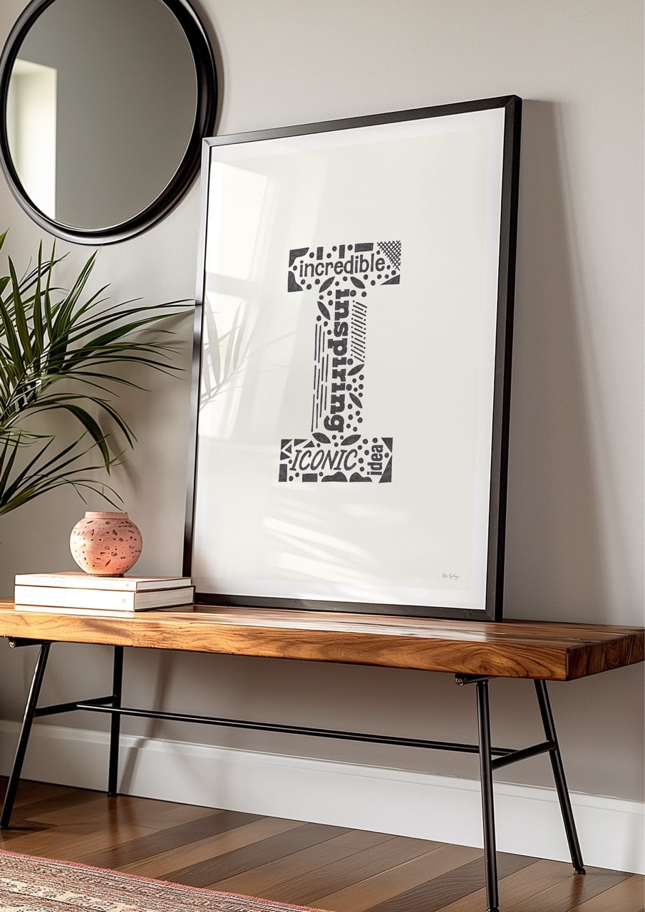 Letter "I" Art Print