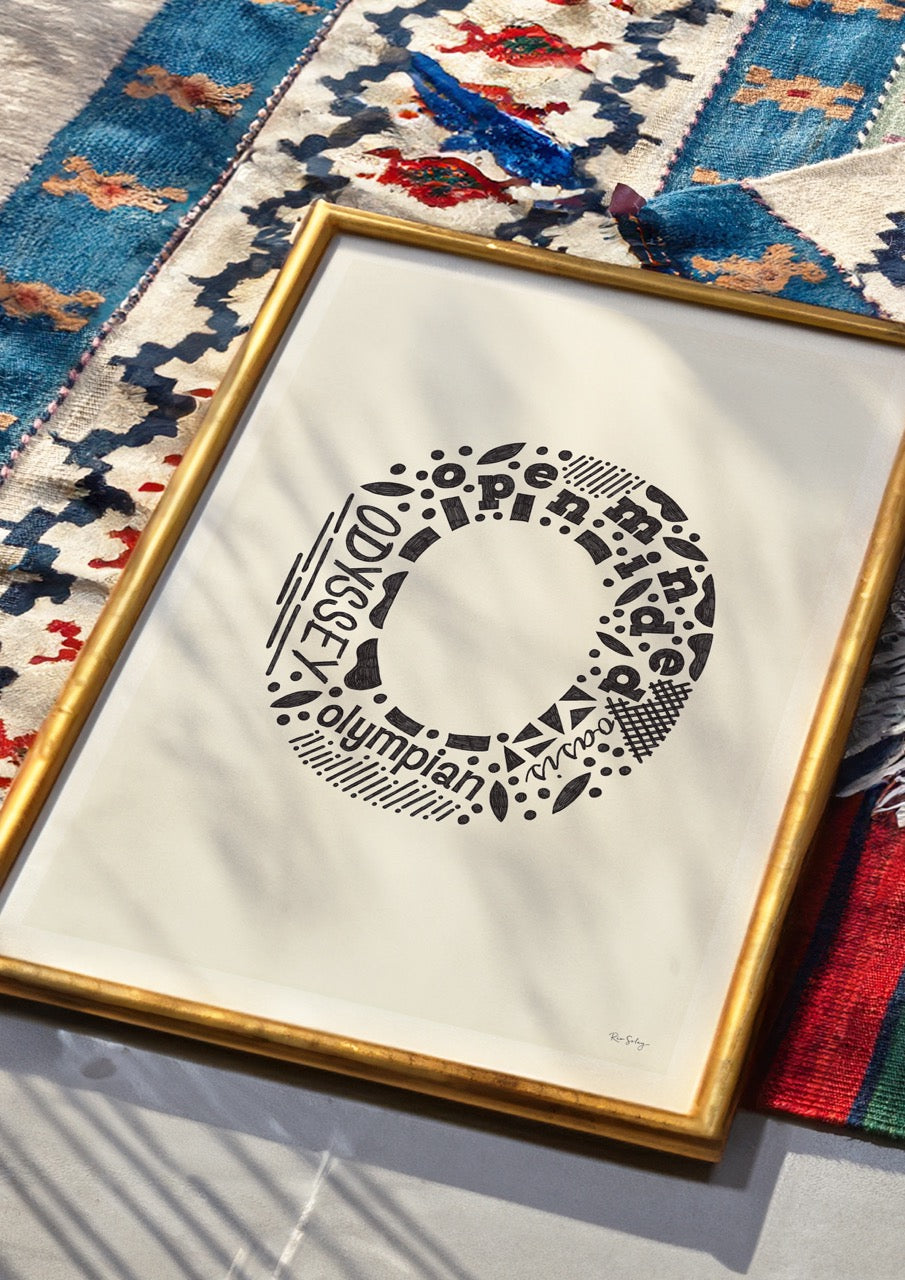 Letter "O" Art Print