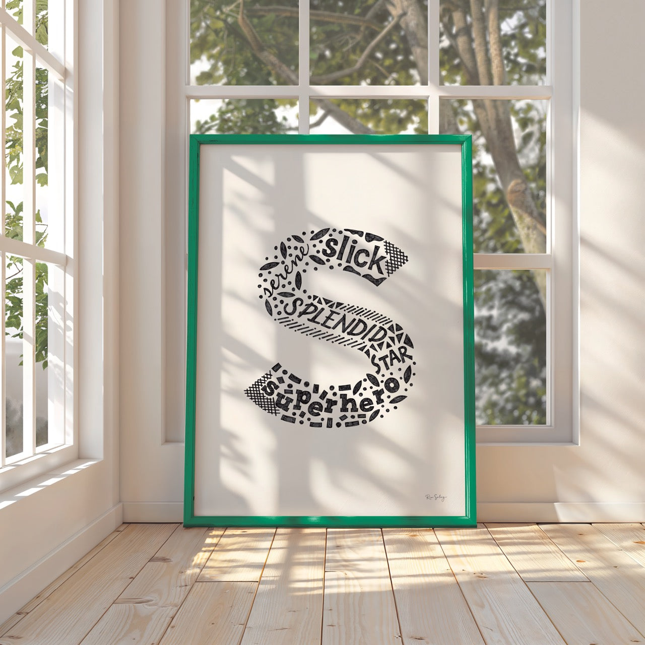 Letter "S" Art Print