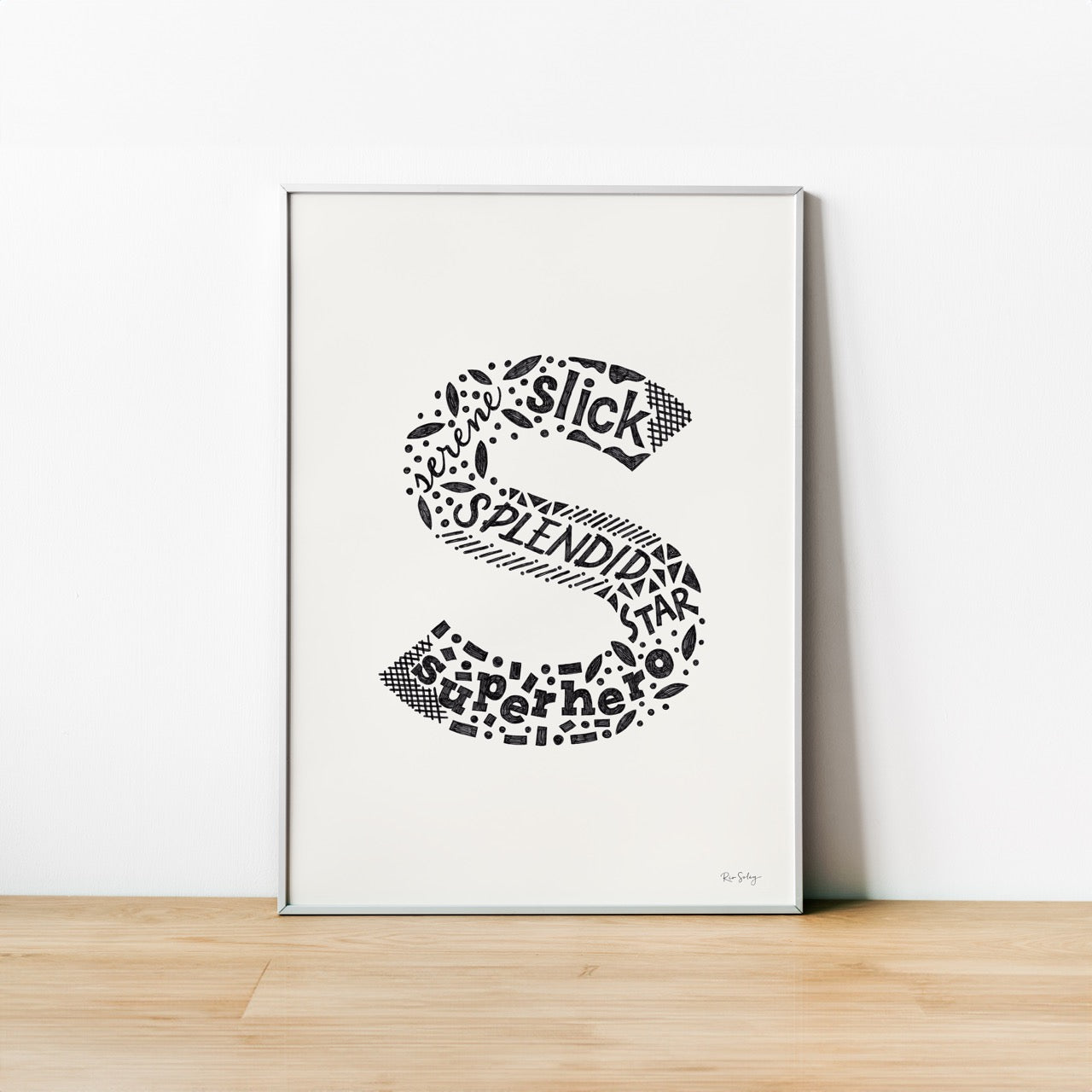 Letter "S" Art Print