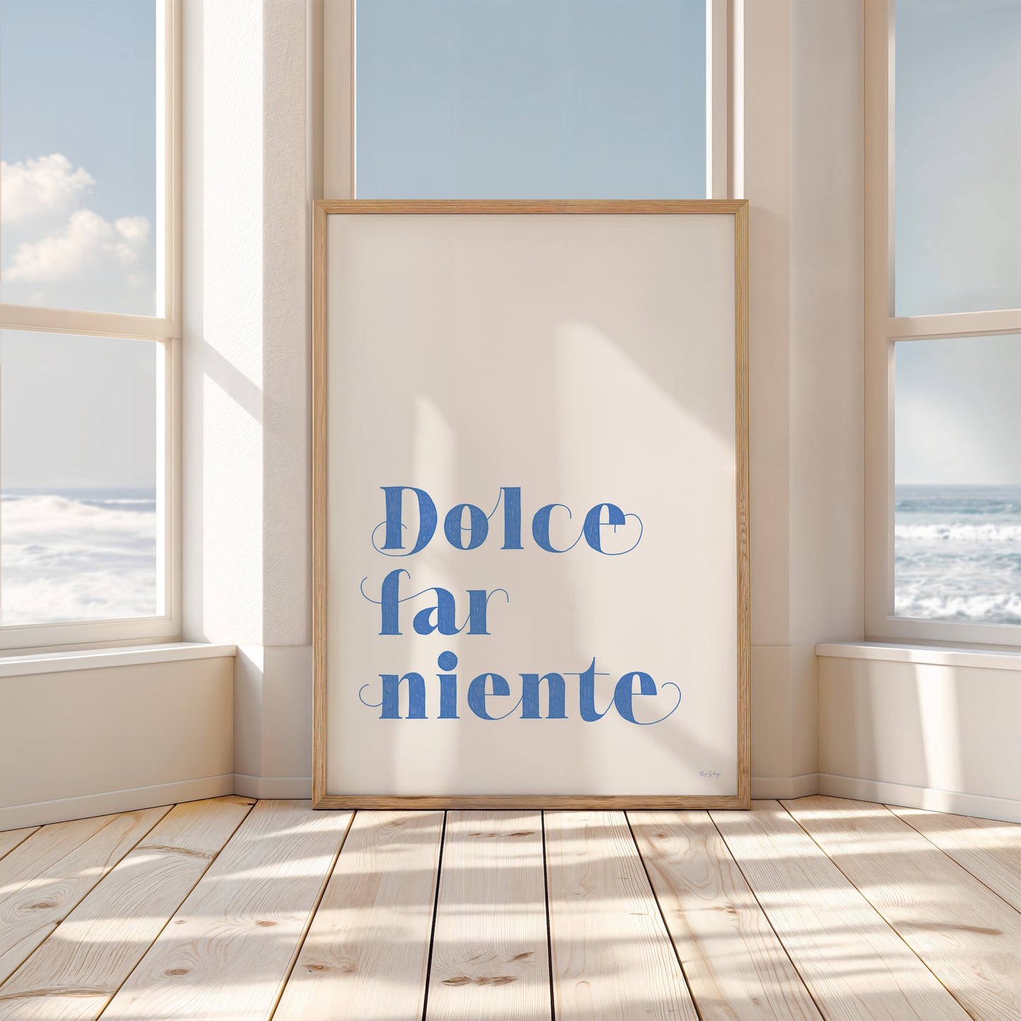 Dolce far niente – Lettrage Impression artistique
