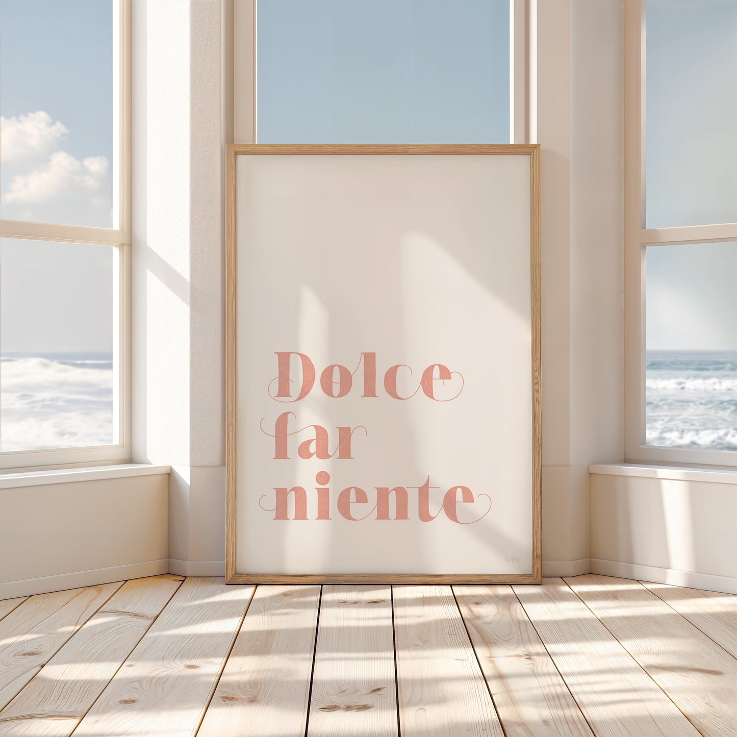 Dolce far niente – Lettrage Impression artistique