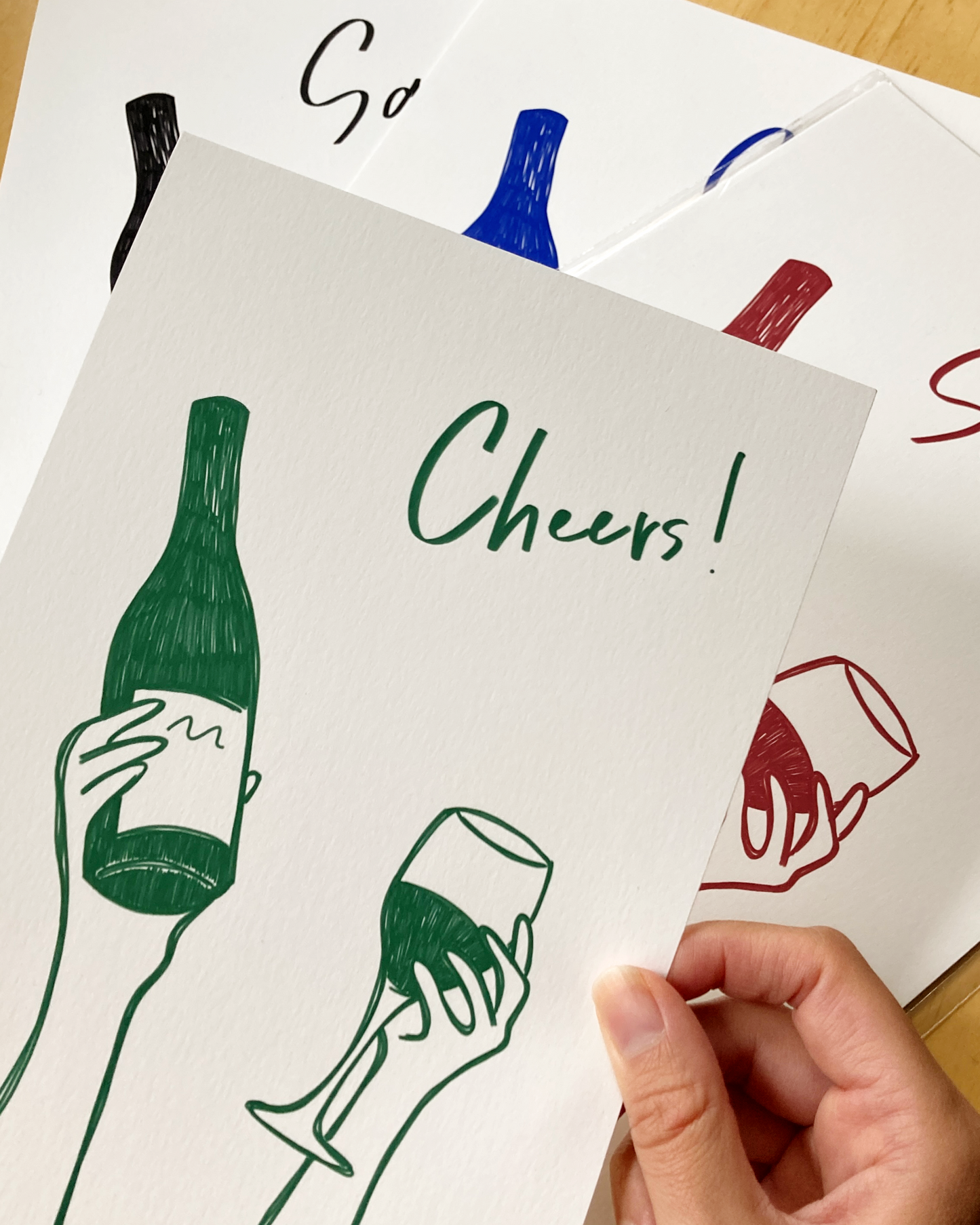 "Cheers!" Wine Art Print