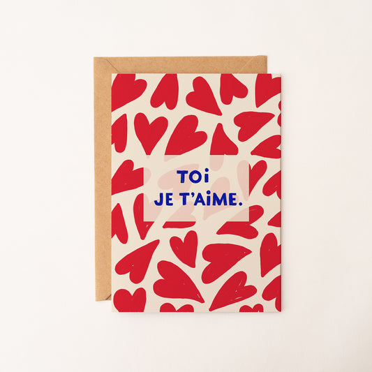Carte d’amour “Toi je t’aime” - Carte Postale